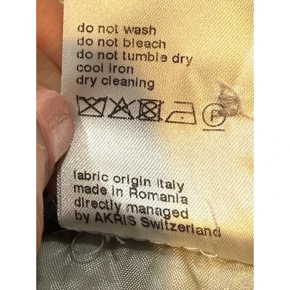 Akris 100 Years Anniversary Edition Pants Size 6 Fashion Print Cotton Swiss Made - Picture 11 of 11